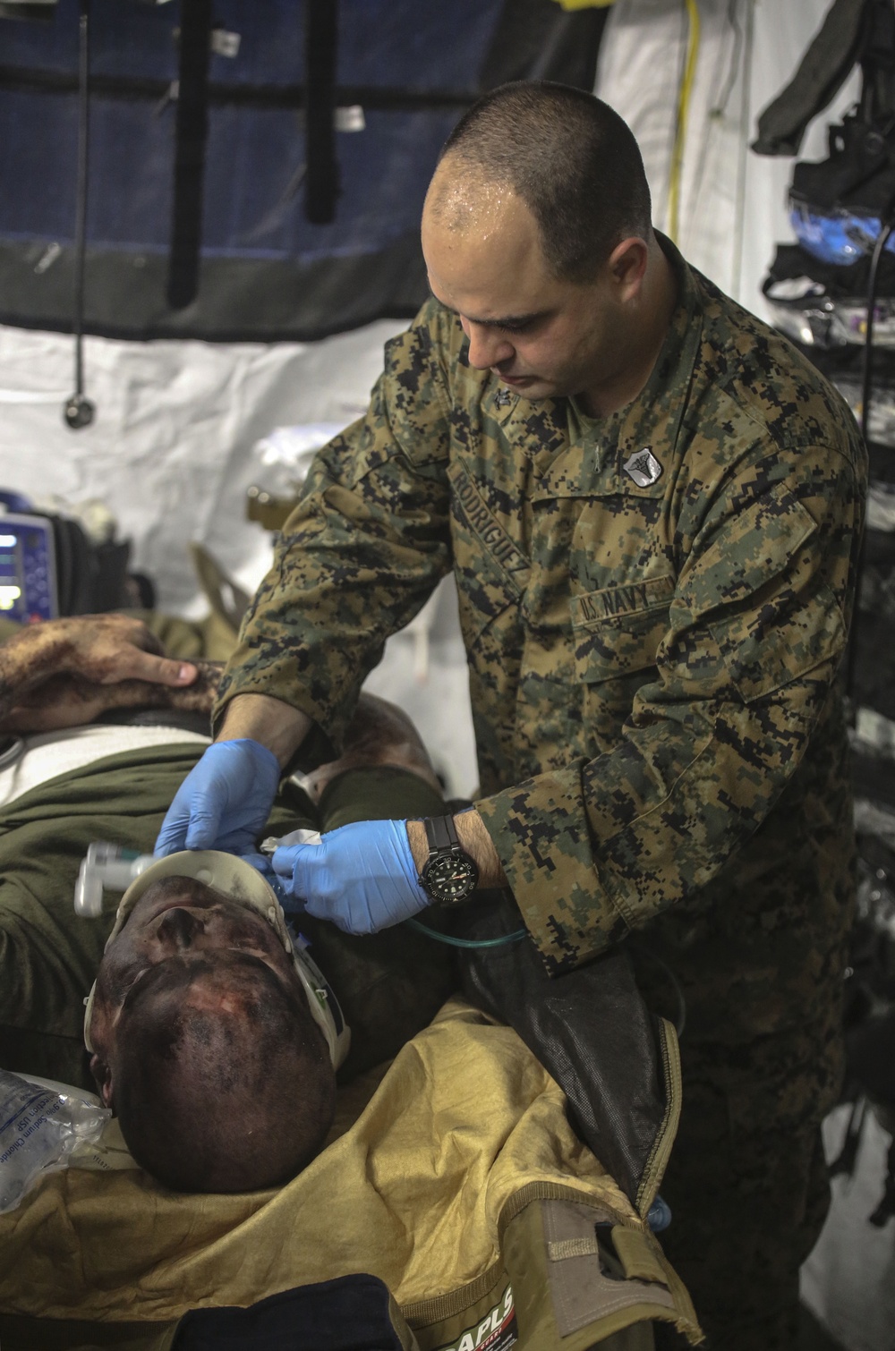 2nd Medical Battalion conducts casualty evacuations