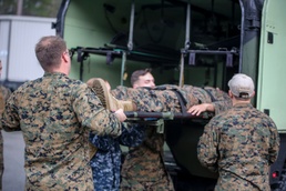 2nd Medical Battalion conducts casualty evacuations