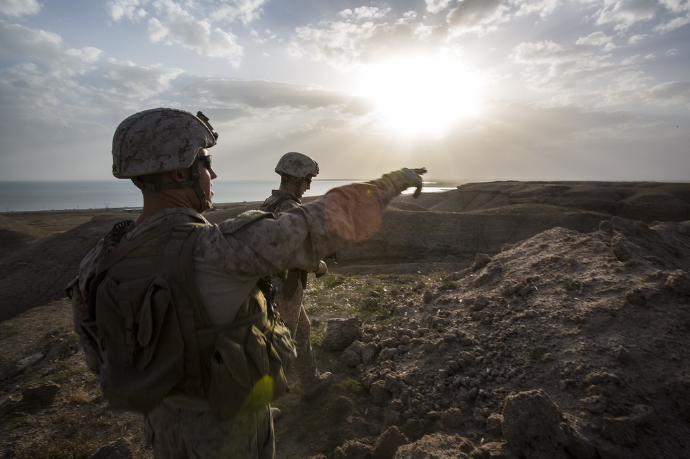 All Secured: U.S. Marines Remain Alert in Iraq