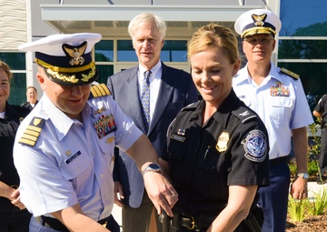 Coast Guard, CBP cut ribbon on new joint operations facility