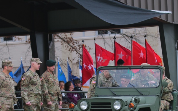 Beret flash changeover ceremony ties together past, present 5th Special Forces Group (Airborne) Soldiers