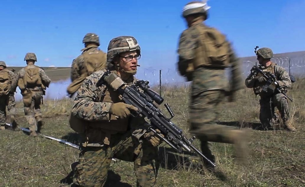 Platinum Lynx 16-3: BSRF Marines conduct Live Fire and Maneuver Course with NATO Allies