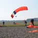 Dutch military perform a free fall jump