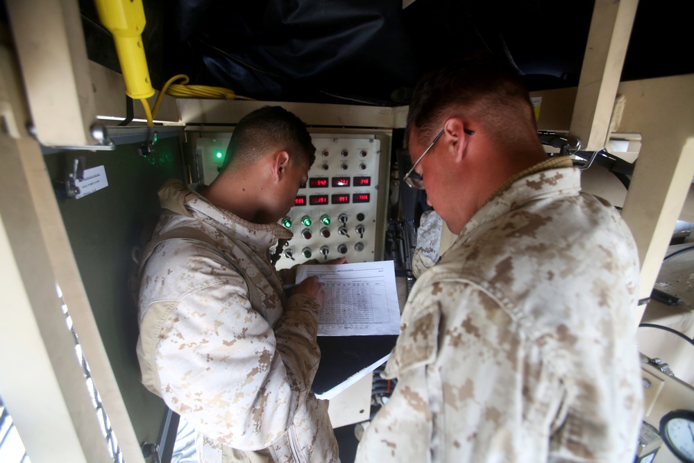 Providing the Necessities: Utilities Platoon tests support capabilities at Red Beach