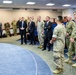 CJCS,SD, SOCOM commander and CENTCOM commander look on during a brief.