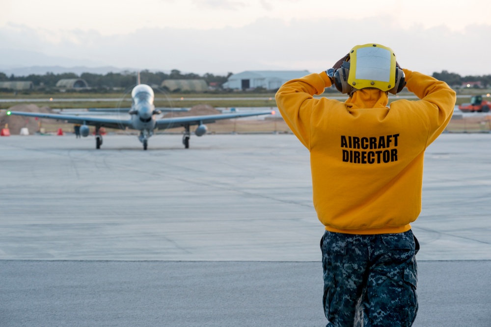 A-29 Super Toscano arrival at NSA Souda Bay