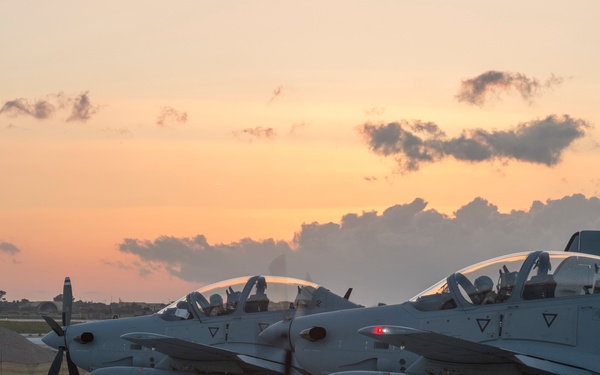 A-29 Super Toscano arrival at NSA Souda Bay