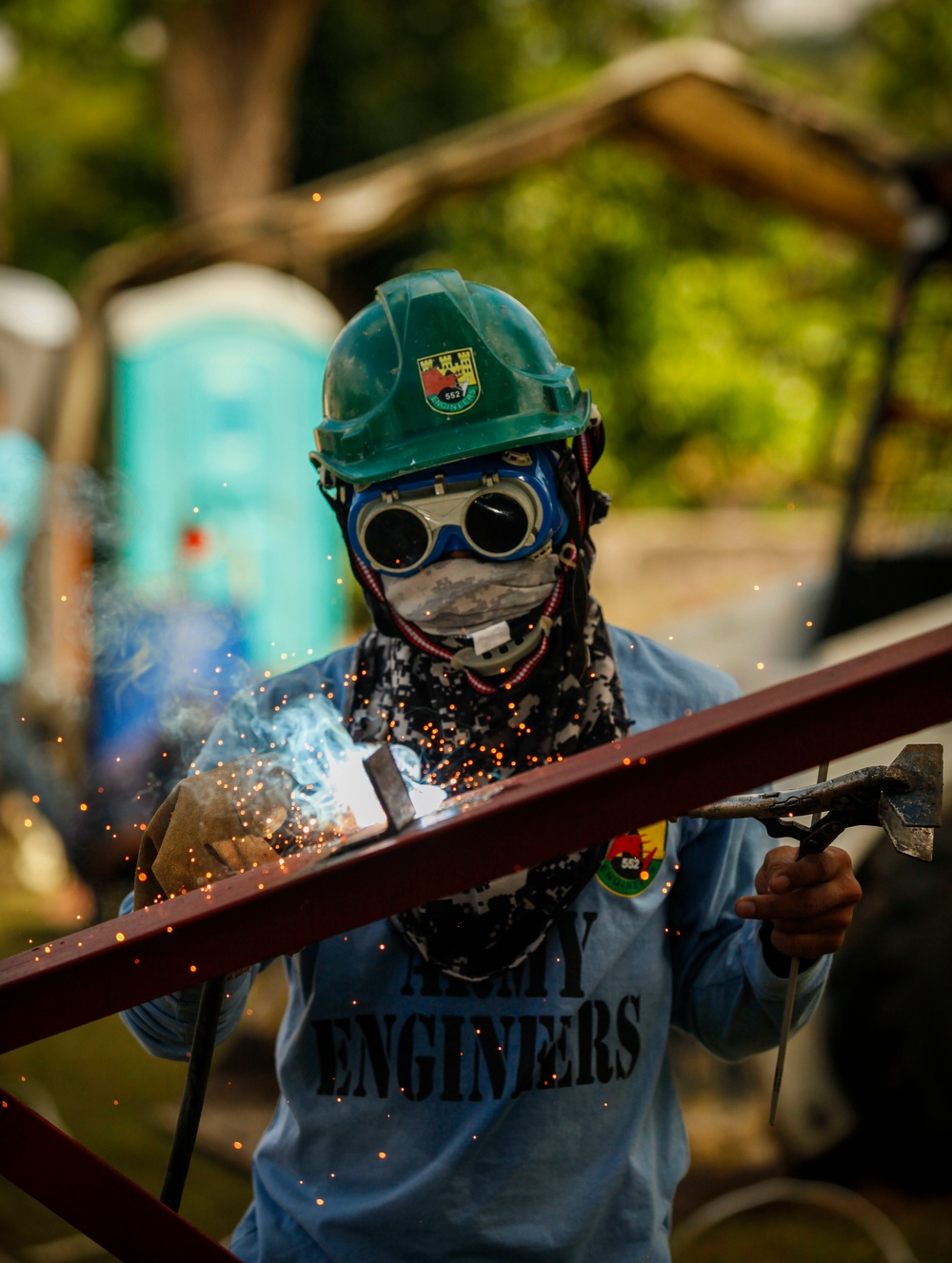 U.S. Air Force and Philippine Army build a school for Balikatan 2016