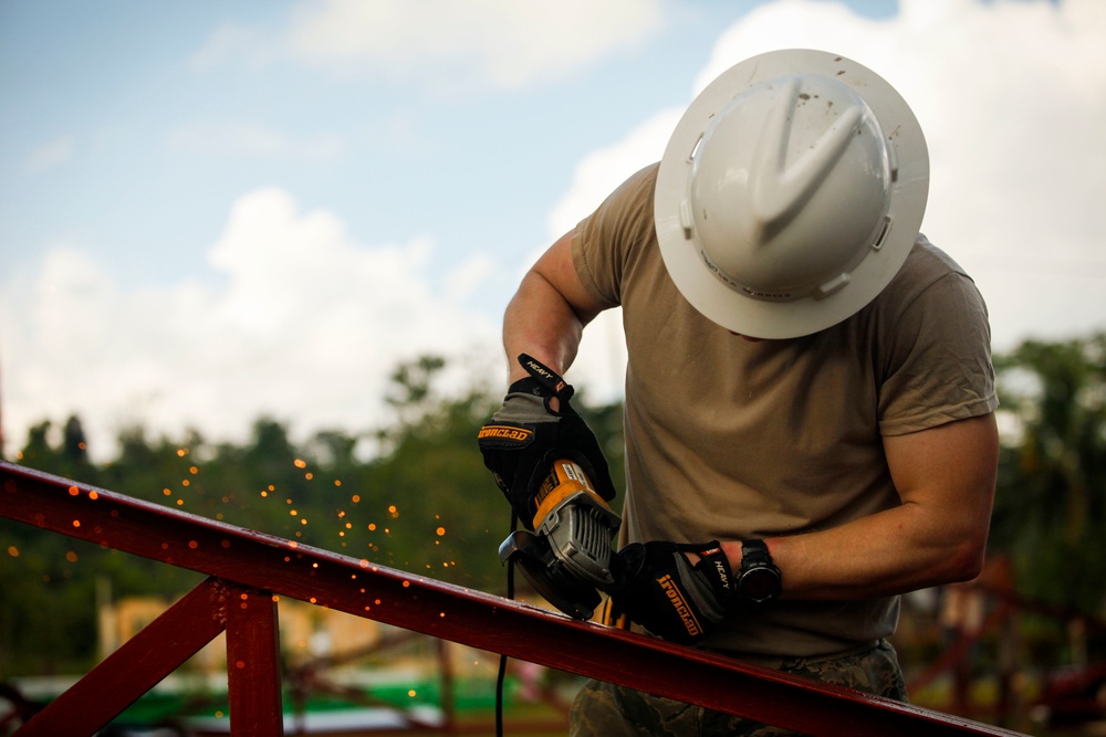 U.S. Air Force and Philippine Army build a school for Balikatan 2016