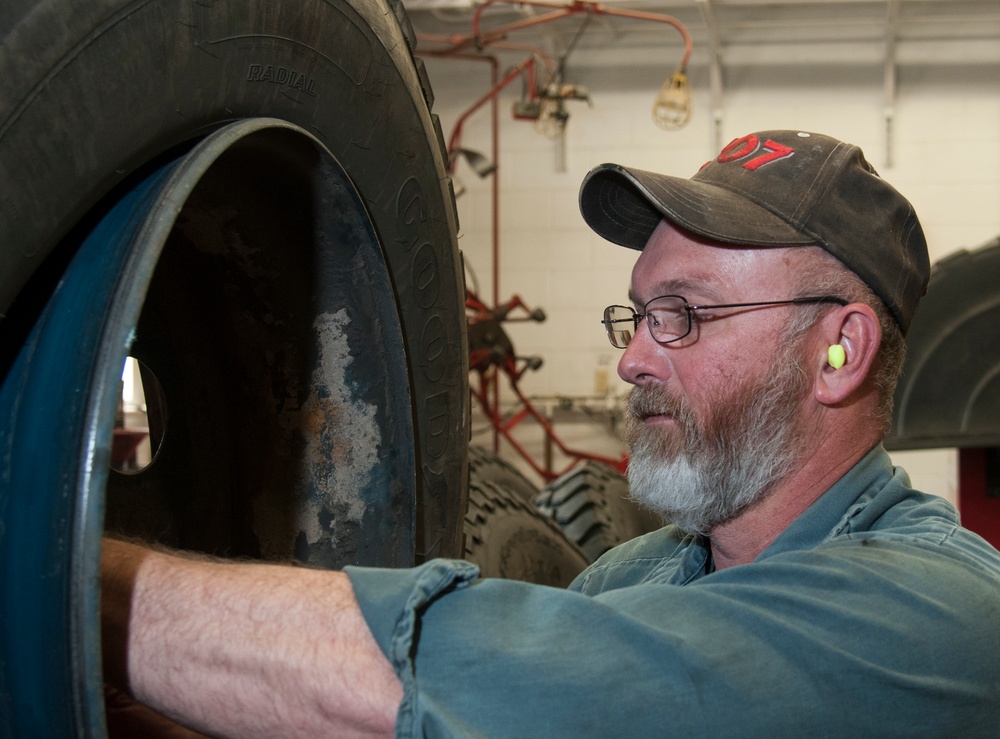 Logistics Readiness Squadron mechanics keep vehicle fleet ready