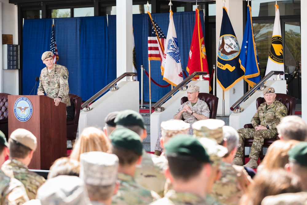 SOCOM Change of Command