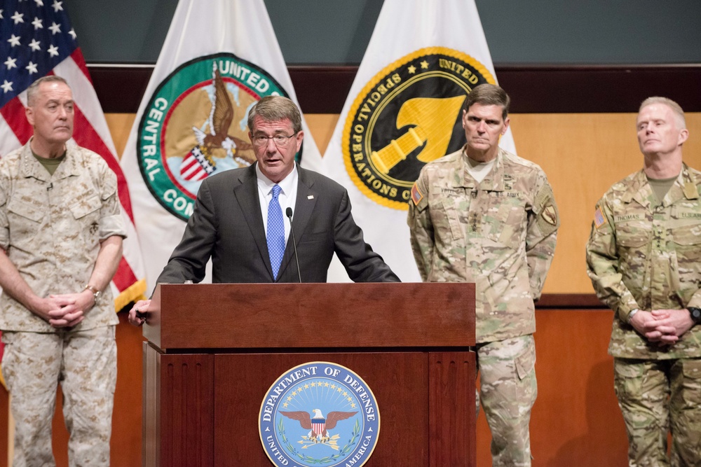 SECDEF/CJCS/CENTCOM/SOCOM Joint Presser