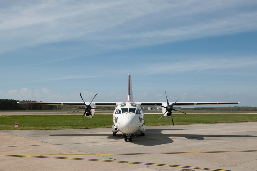 Coast Guard introduces new C-27J Medium Range Surveillance airplane