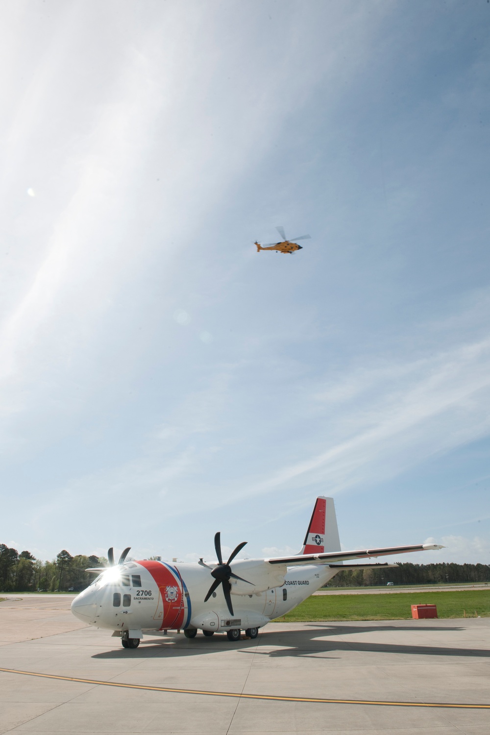 Coast Guard introduces new C-27J Medium Range Surveillance airplane