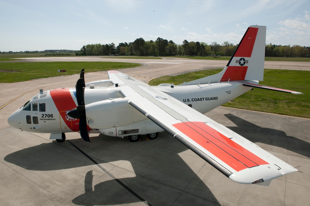 Coast Guard introduces new C-27J Medium Range Surveillance airplane