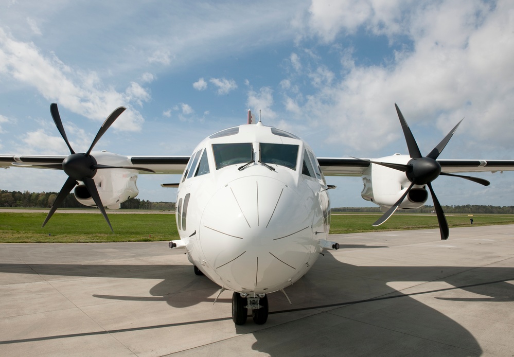 Coast Guard introduces new C-27J Medium Range Surveillance airplane