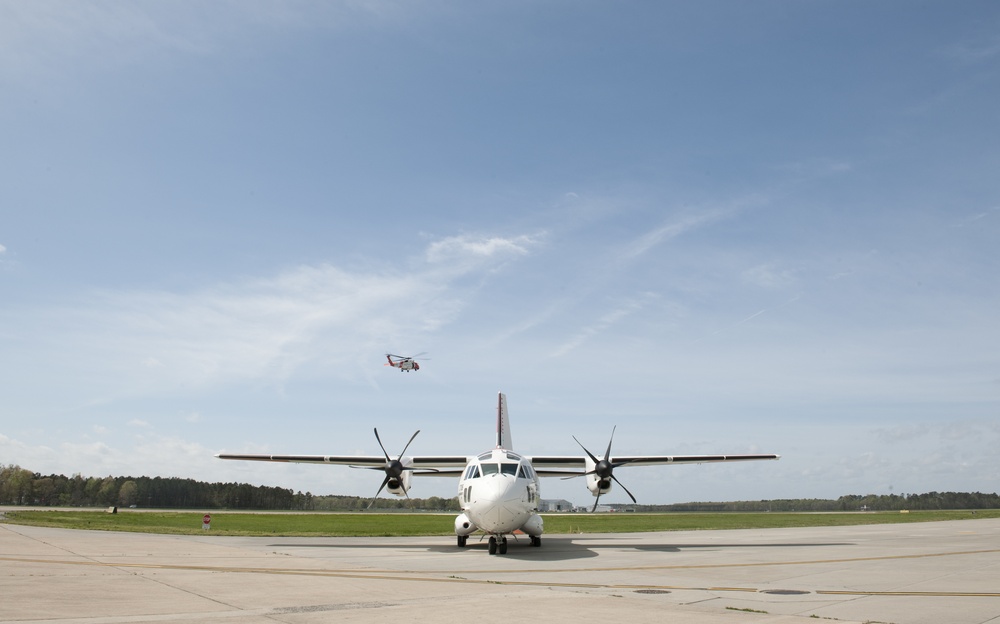 Coast Guard introduces new C-27J Medium Range Surveillance airplane