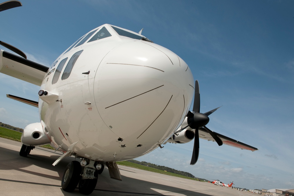 Coast Guard introduces new C-27J Medium Range Surveillance airplane