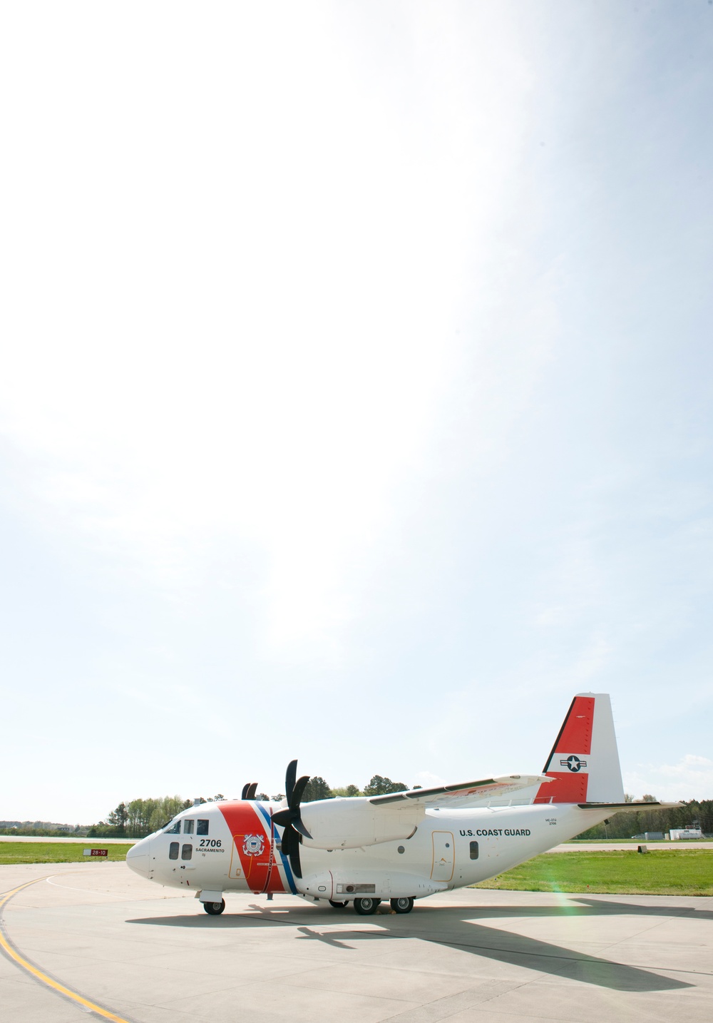 Coast Guard introduces new C-27J Medium Range Surveillance airplane