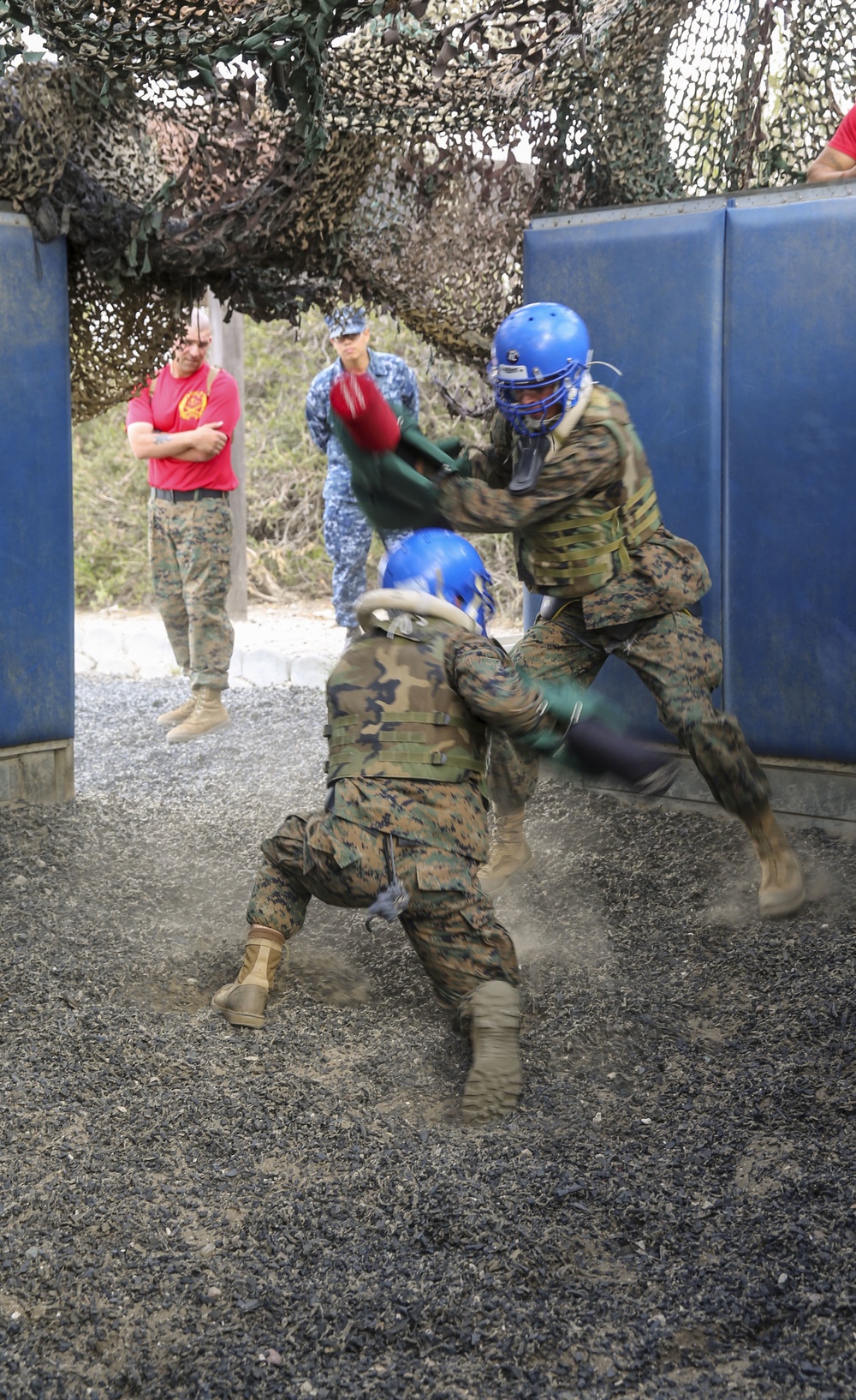Alpha Company recruits battle against each other