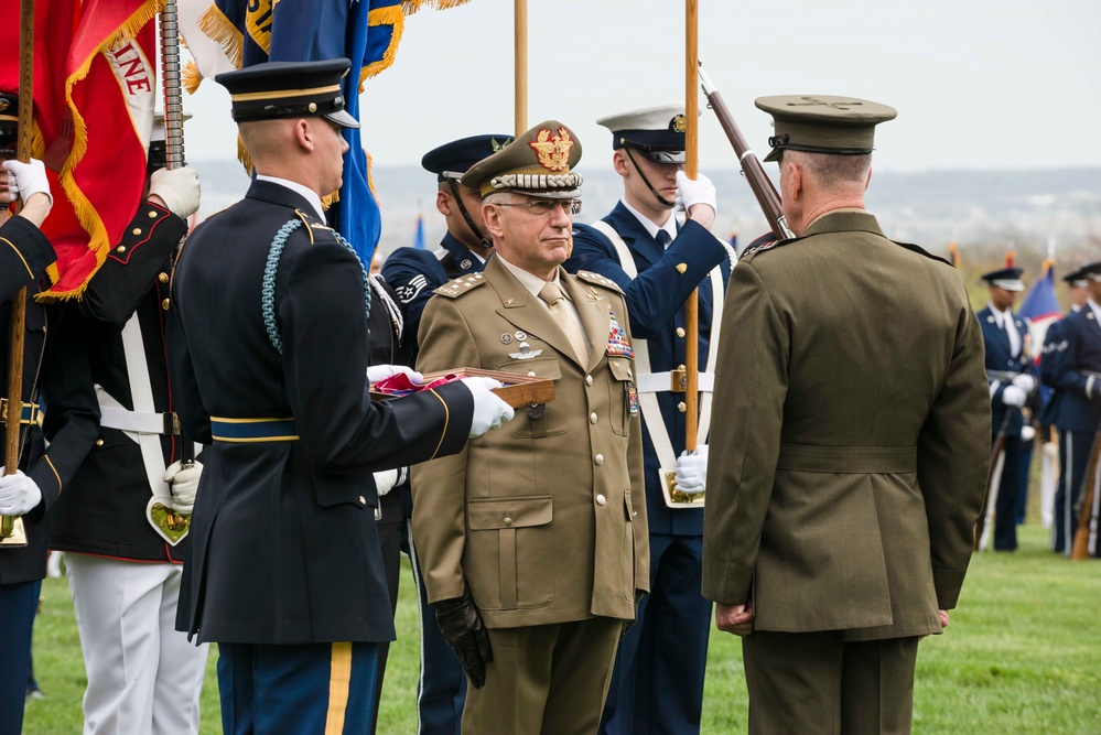 CJCS Welcomes Italian Chief of Defense