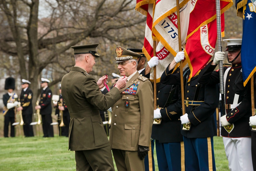 CJCS Welcomes Italian Chief of Defense