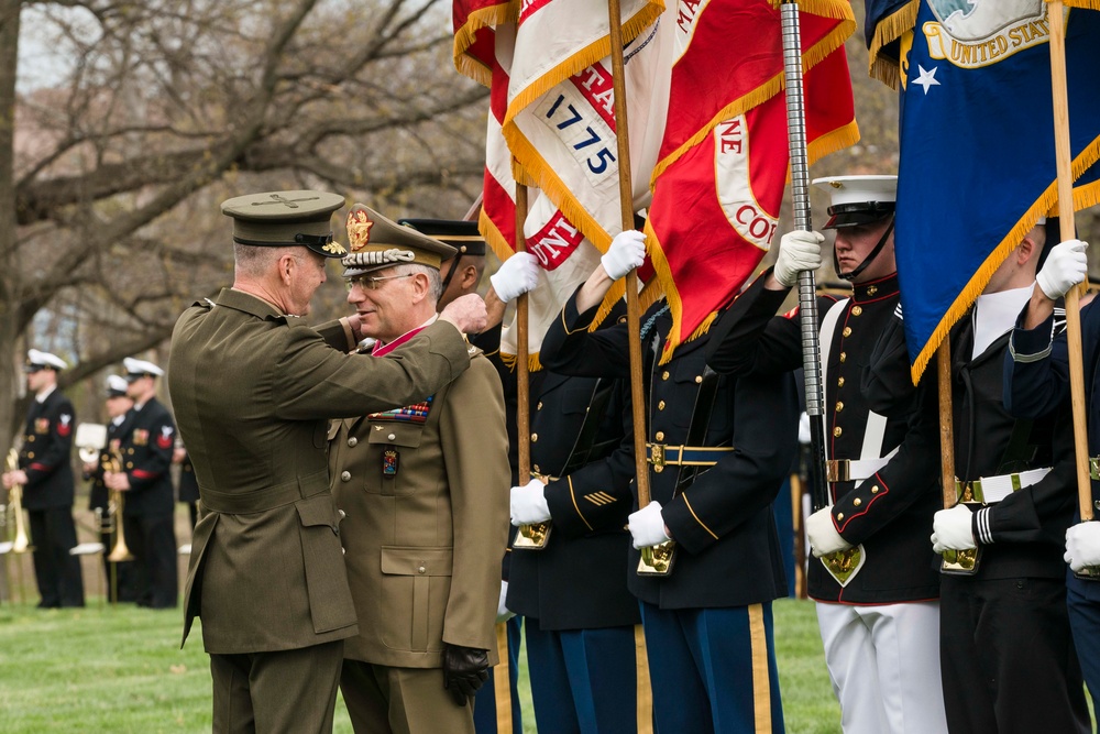 CJCS Welcomes Italian Chief of Defense