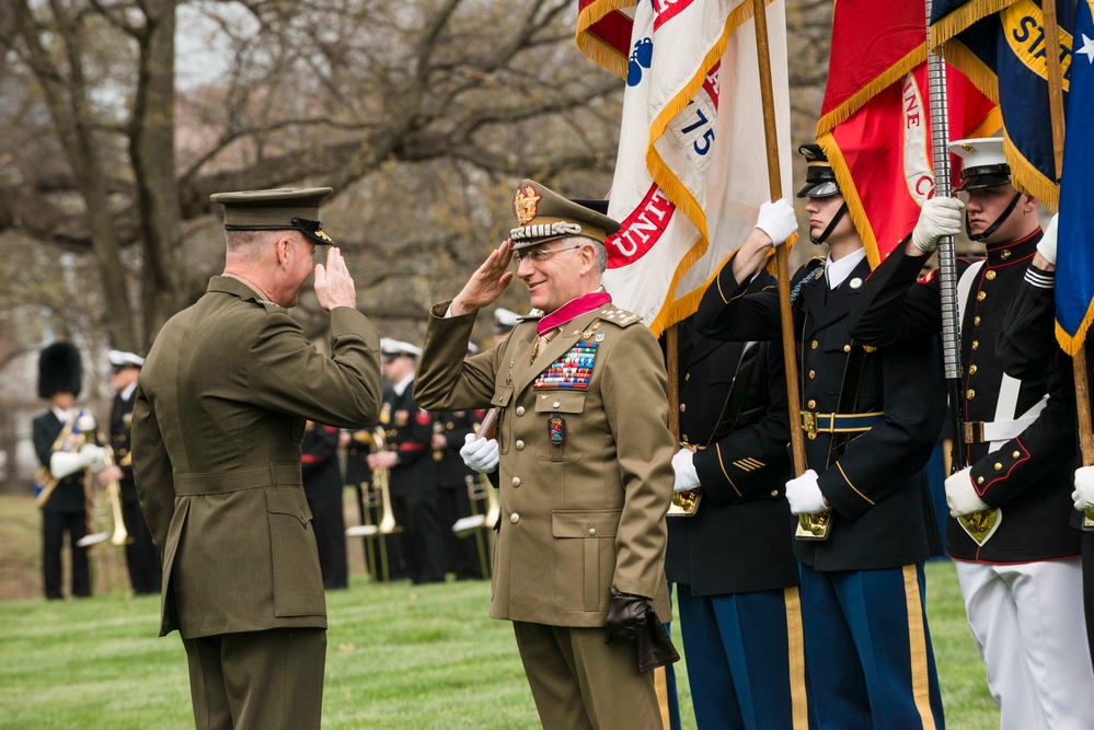 CJCS Welcomes Italian Chief of Defense