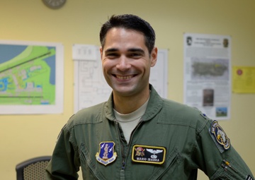 Capt. Mario Ibarra of the Puerto Rico Air National Guard receives 2015 Air National Guard Flight Safety Award