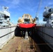 Healy leaving dry dock