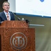 SD delivers remarks at the Etter-Harbin Alumni Center.