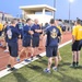 Chief Petty Officers from Submarine Squadron (SUBRON) 15 prepare for the CPO Birthday 5K at NBG