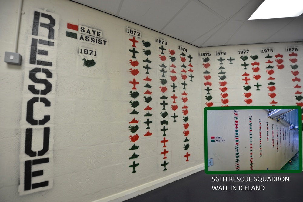 ¬¬¬¬¬56th RQS paints rescue wall, preserves legacy