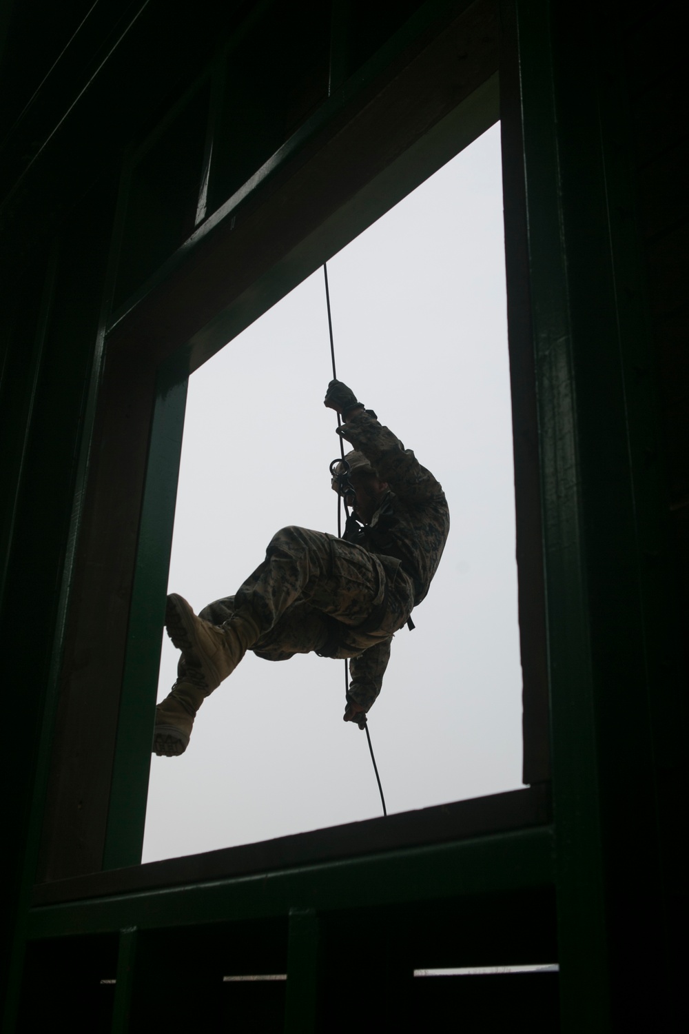 U.S. Marines participate in the R.O.K. Marines Corps Ranger Course