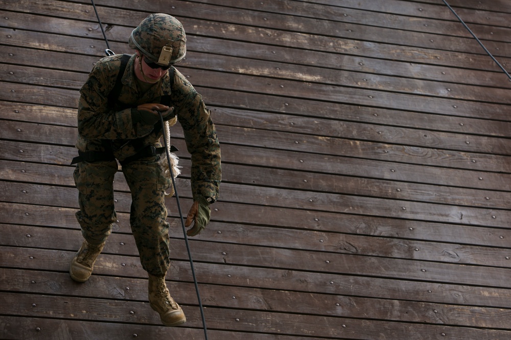 U.S. Marines participate in the R.O.K. Marines Corps Ranger Course