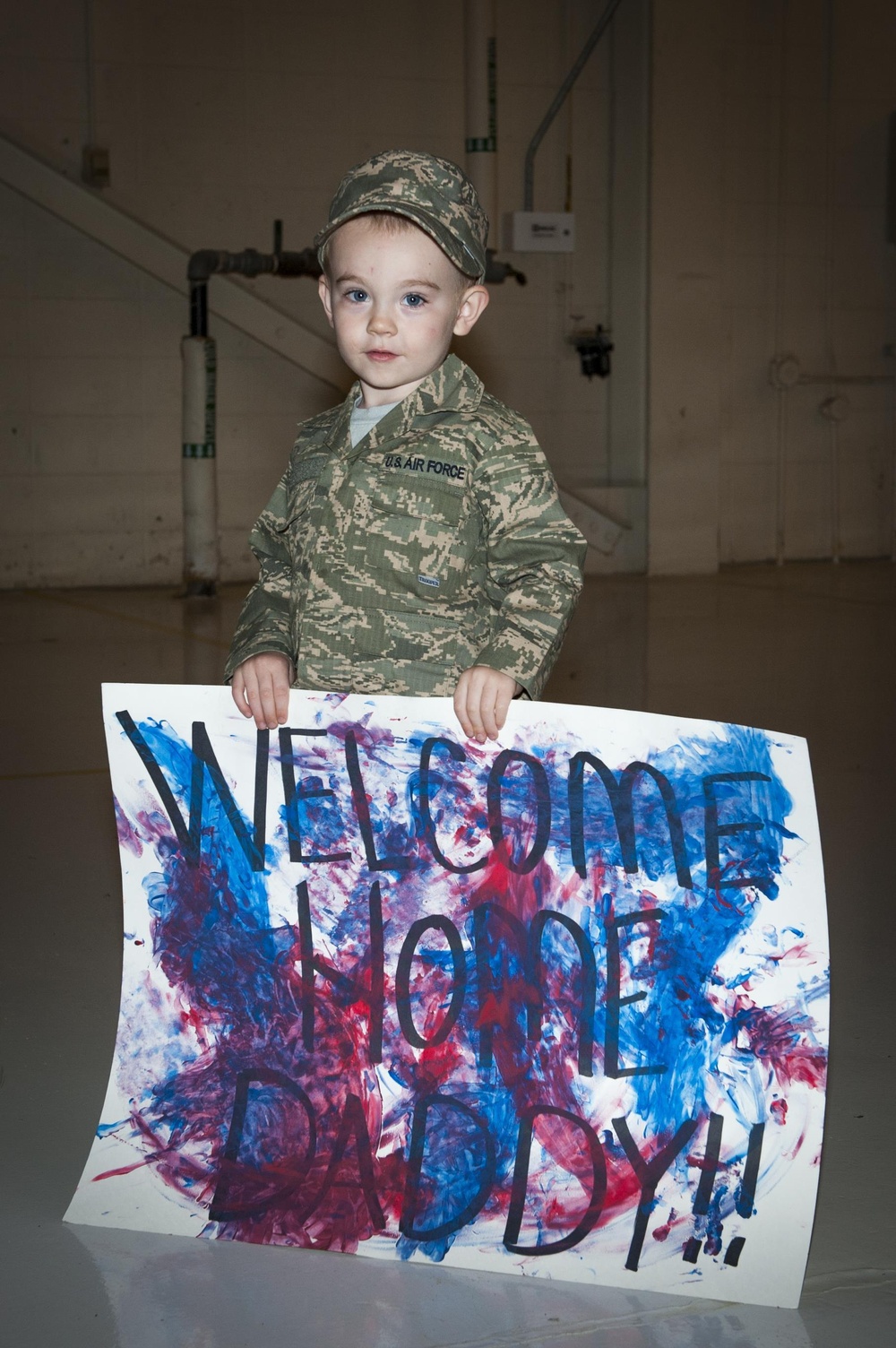 Welcome home dad