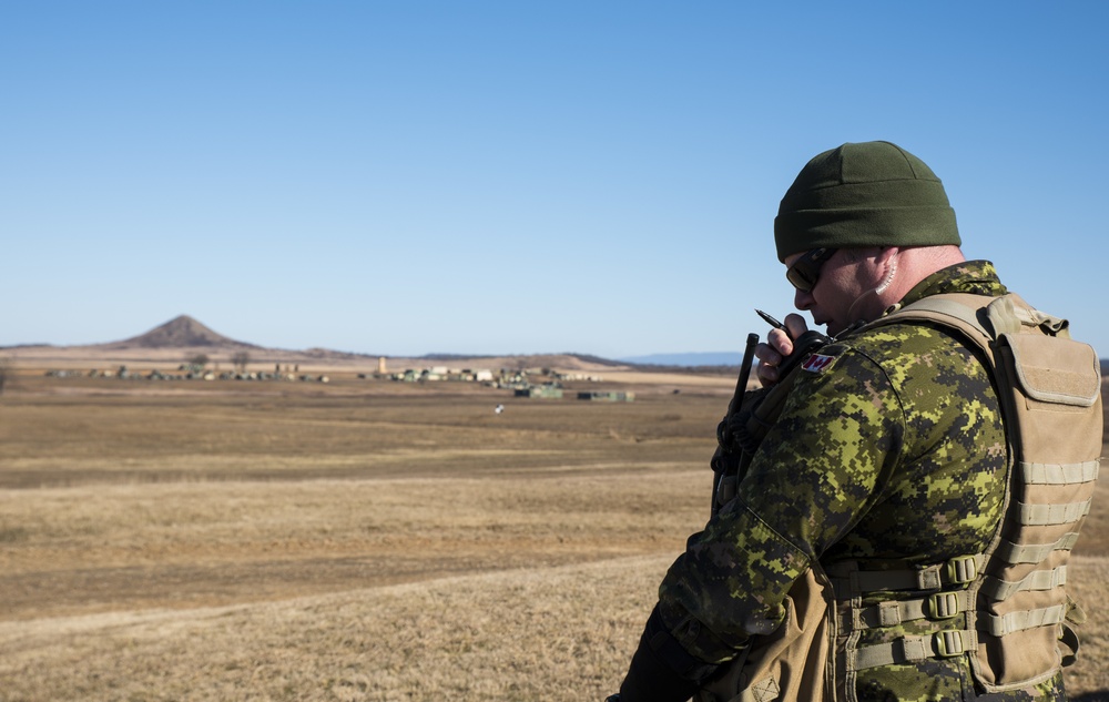 Canadian forces come to Razorback Range to train with 188th Wing