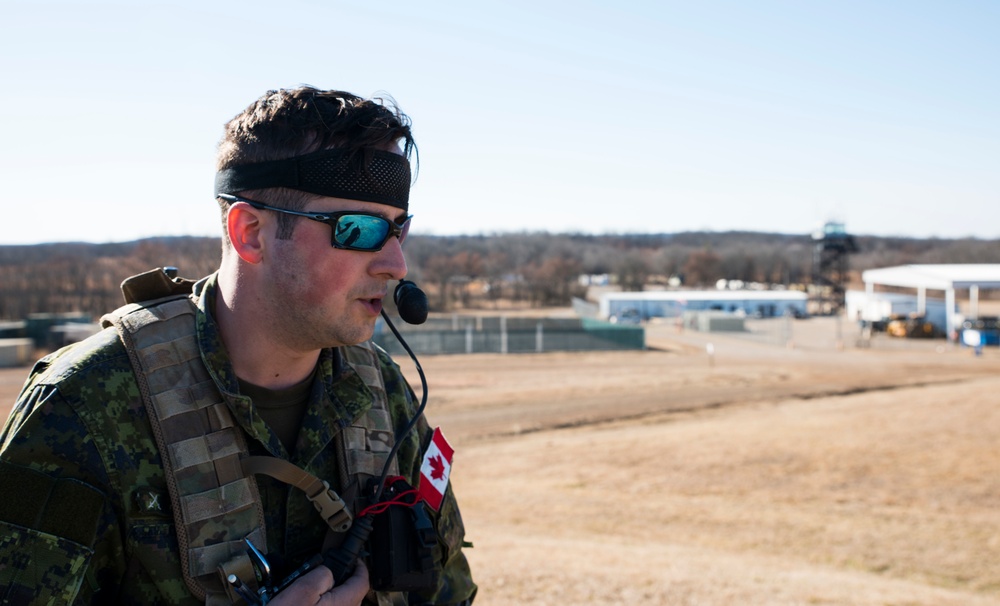 Canadian forces come to Razorback Range to train with 188th Wing