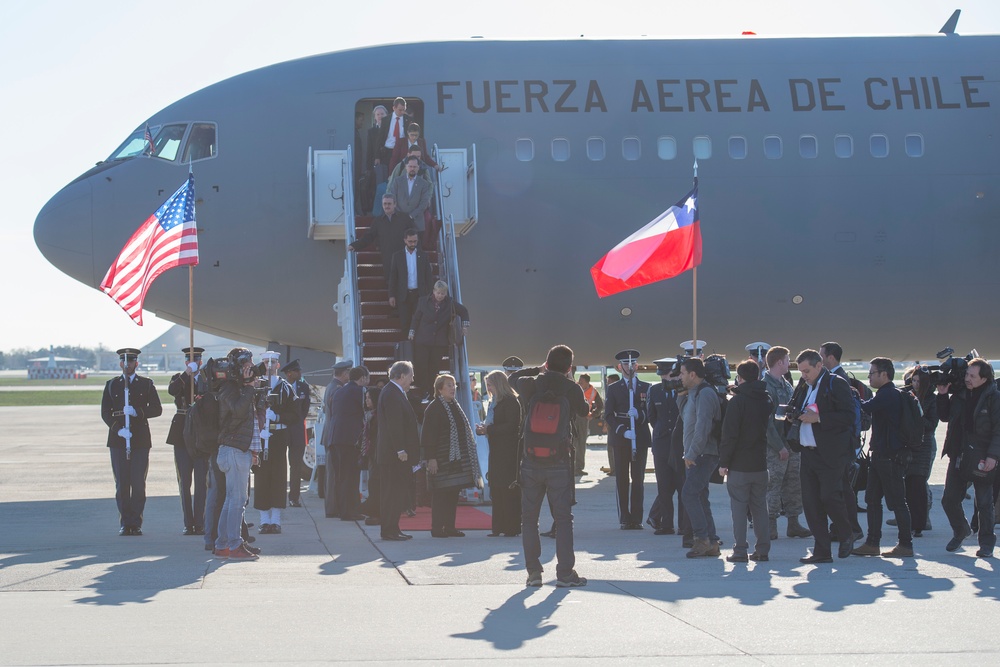 Chile arrives for 2016 Nuclear Security Summit