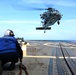 Mason Sailor Prepares to Secure Helicopter to Flight Deck During COMPTUEX