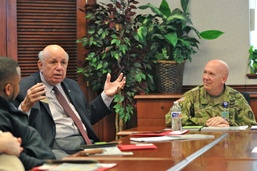 Staff Delegate group tours Texas Army Reserve facilities