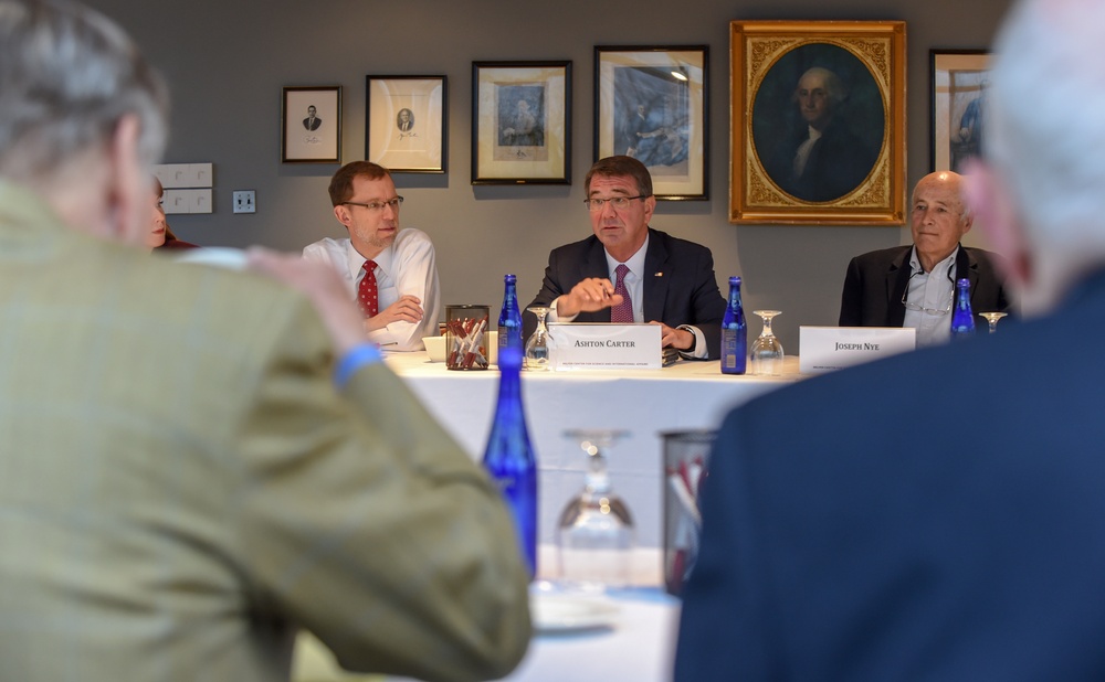 SD meets with China Experts at the Harvard Kennedy School in the Malkin Penthouse.