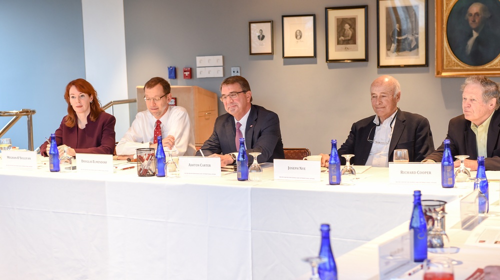 SD meets with China Experts at the Harvard Kennedy School in the Malkin Penthouse.