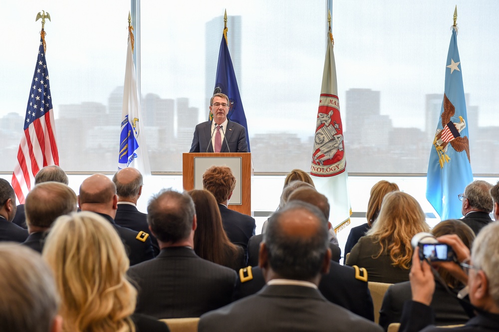 SD delivers remarks at the Samberg Conference Center