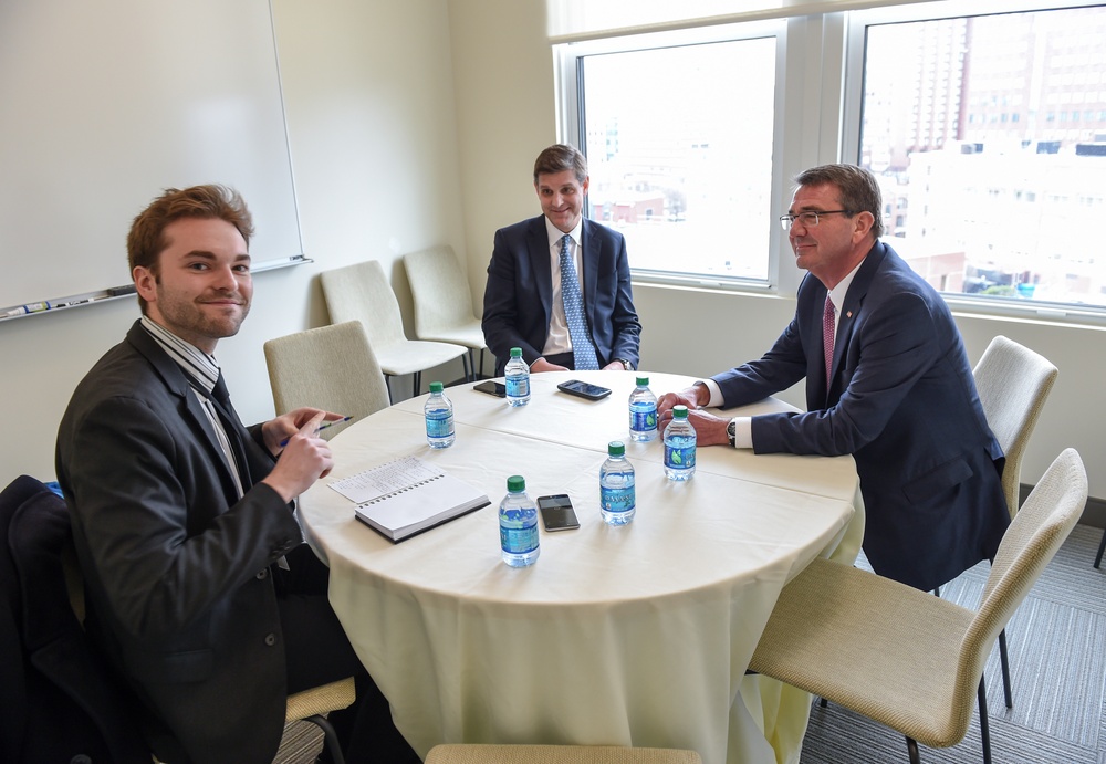 SD meets with Mr. Robert Hackett to conduct an interview for Fortune Magazine.