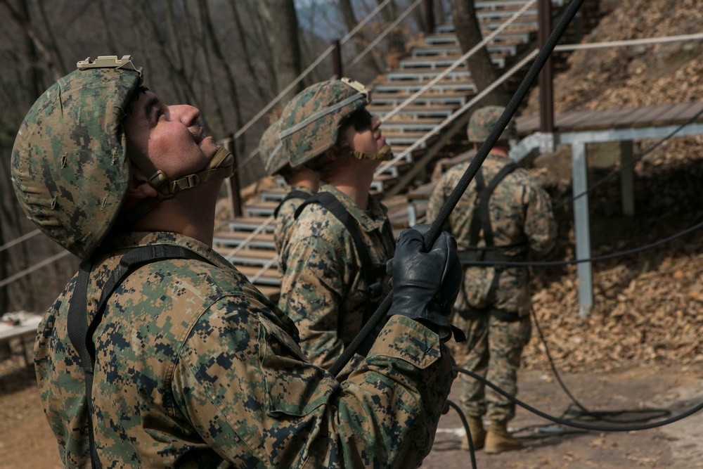 Lava Dogs Train at Korean Ranger Course