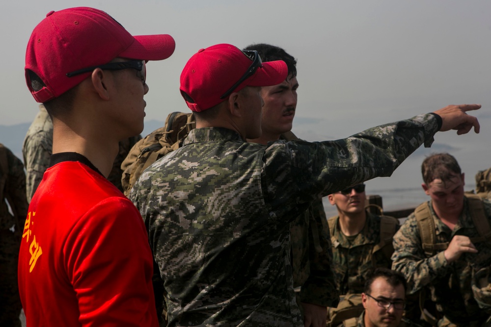 Lava Dogs Train at Korean Ranger Course