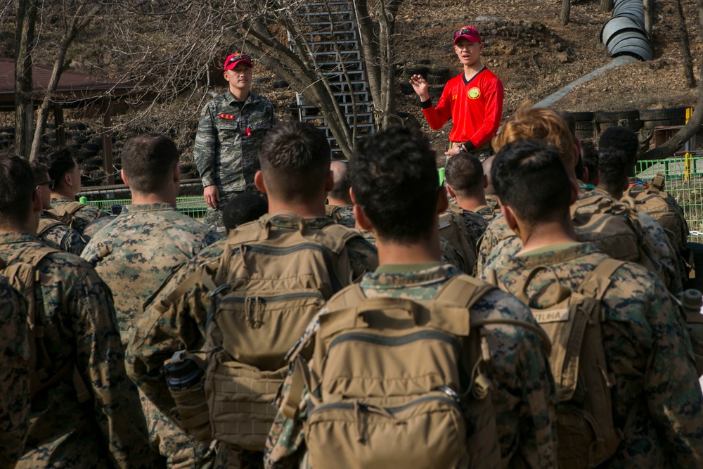 Lava Dogs Train at Korean Ranger Course