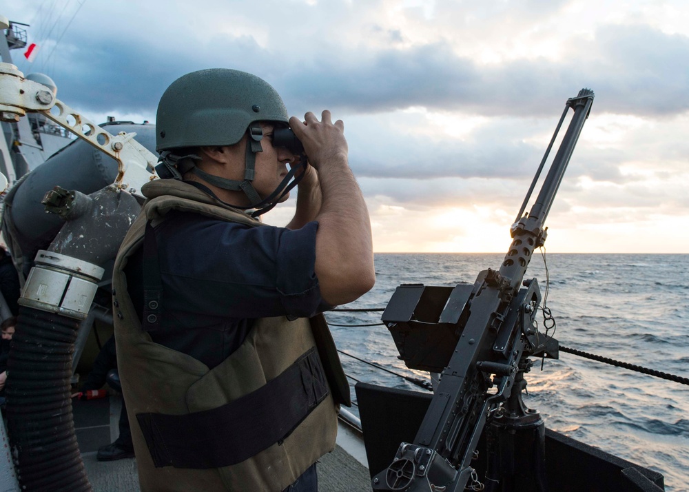USS Stout (DDG 55) Transit Exercise