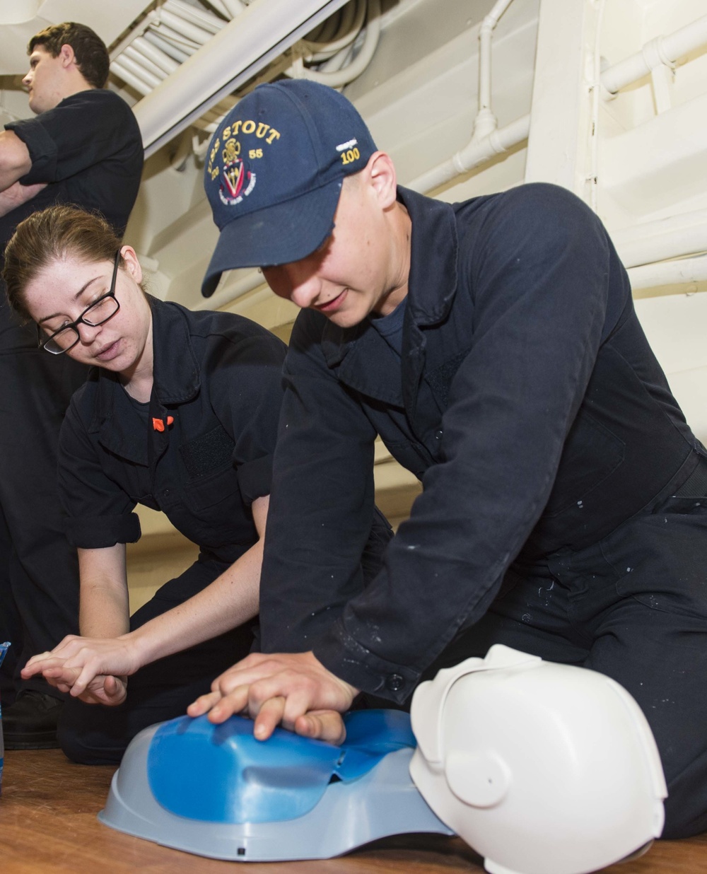 USS Stout (DDG 55) CPR Training